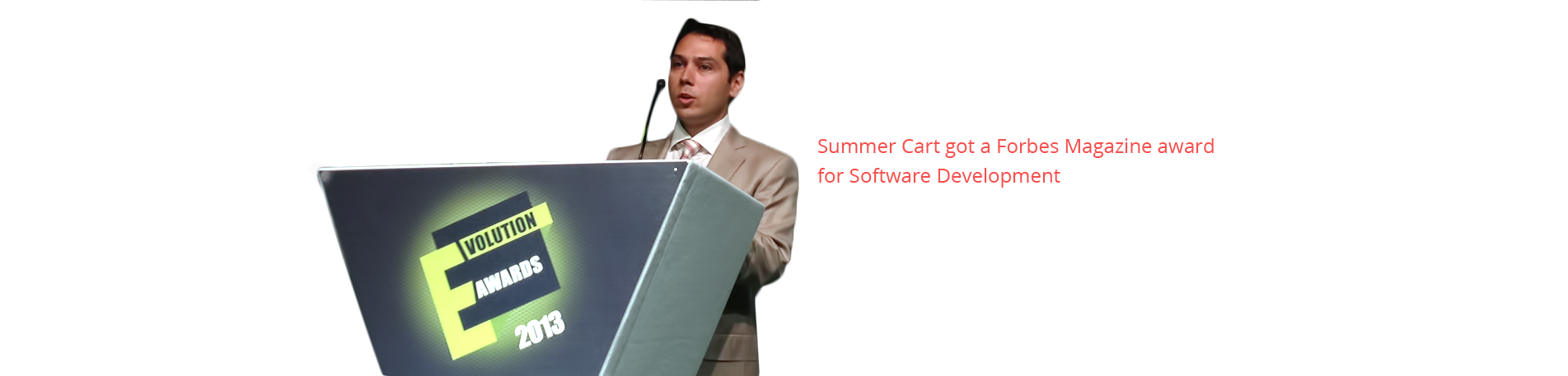 Summer Cart won a Forbes Magazine award for Software Development